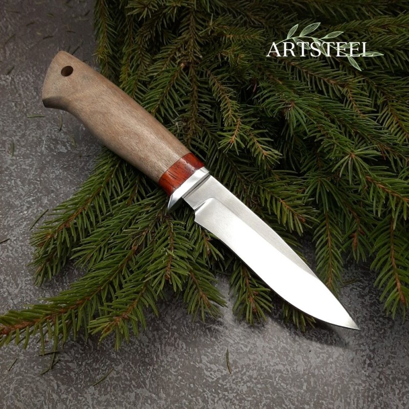 Нож Клык из стали 95Х18, рукоять Орех в интернет-магазине art-steel.ru, фото