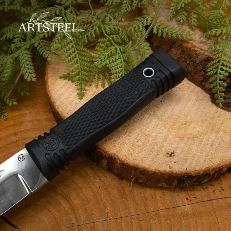 Нож Горец-3 из стали 65Х13, рукоять резина в интернет-магазине art-steel.ru, фото