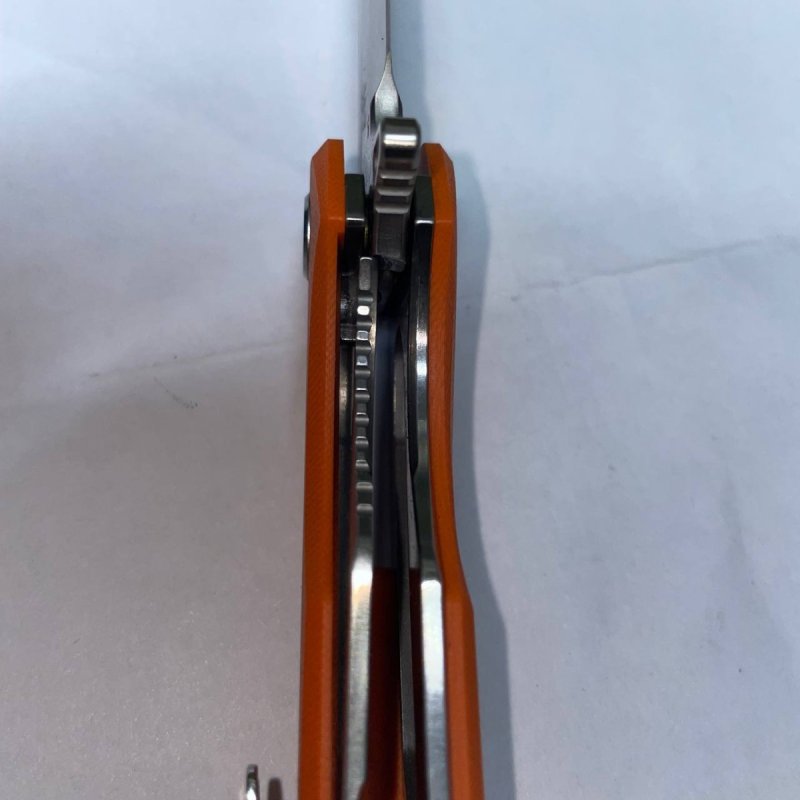 Складной нож LLKB336 Orange А-01, сталь D2, рукоять G10 в интернет-магазине art-steel.ru, фото