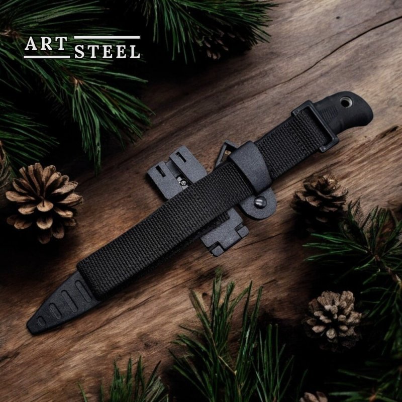 Туристический нож Таран, сталь AUS8, рукоять эластрон в интернет-магазине art-steel.ru, фото