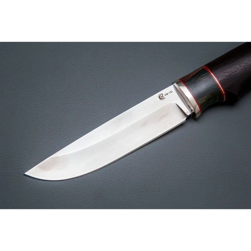 Нож Ястреб из стали VG-10, рукоять карельская береза, черное дерево в интернет-магазине art-steel.ru, фото