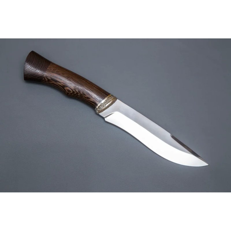 Нож Беркут из стали 95х18, рукоять венге, литьё мельхиор в интернет-магазине art-steel.ru, фото