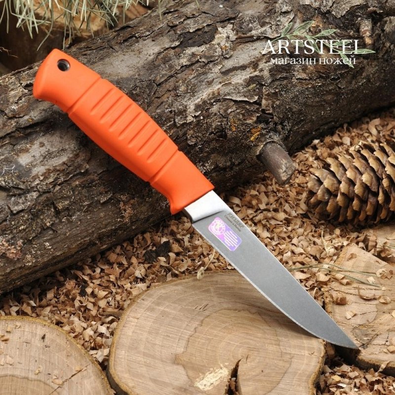 Охотничий нож Вектор, сталь AUS8, рукоять эластрон в интернет-магазине art-steel.ru, фото