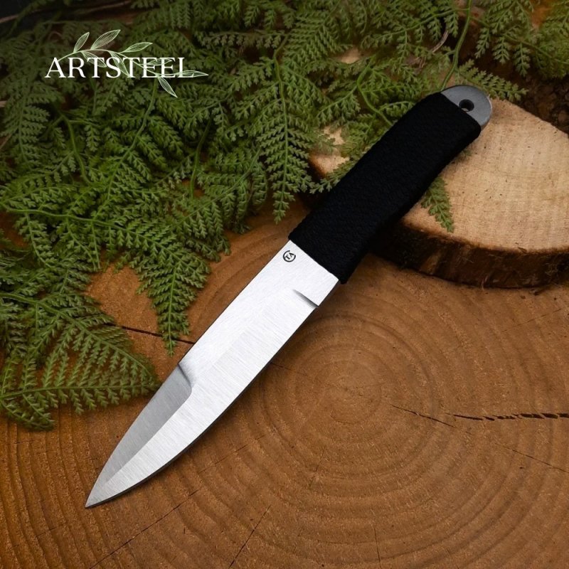 Нож Тайга из стали 65Х13, рукоять сталь, нейлон в интернет-магазине art-steel.ru, фото