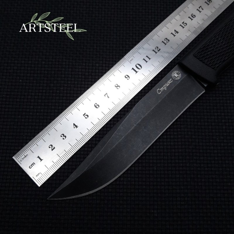 Туристический нож Стрикс, сталь AUS8, рукоять эластрон в интернет-магазине art-steel.ru, фото