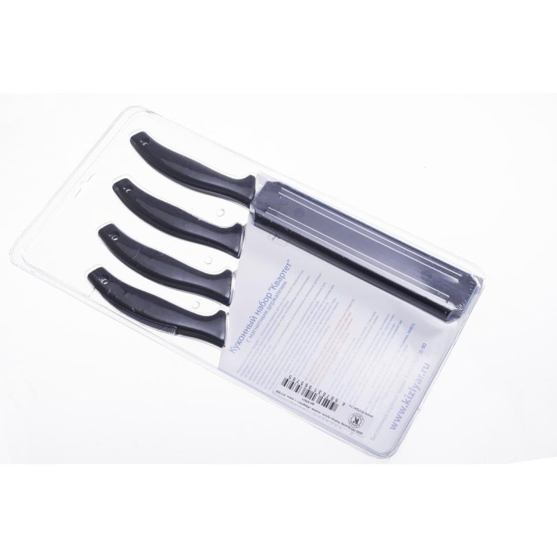 Набор кухонных ножей "Квартет" с магнитом в интернет-магазине art-steel.ru, фото