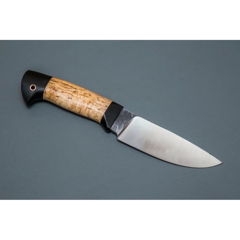 Нож Сокол из стали Х12МФ, рукоять карельская береза, граб в интернет-магазине art-steel.ru, фото