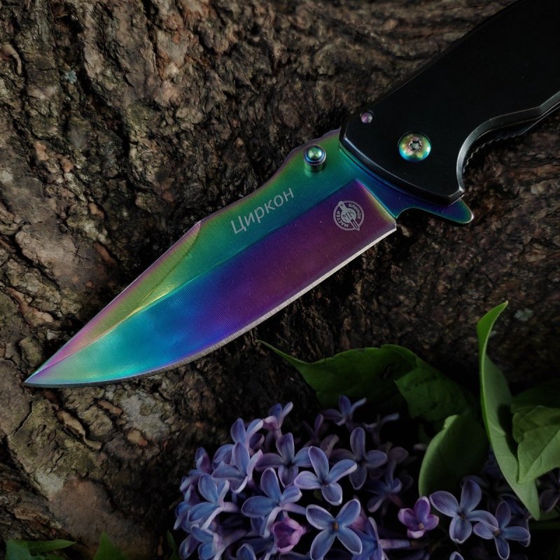 Складной нож Циркон, сталь 420, рукоять сталь в интернет-магазине art-steel.ru, фото