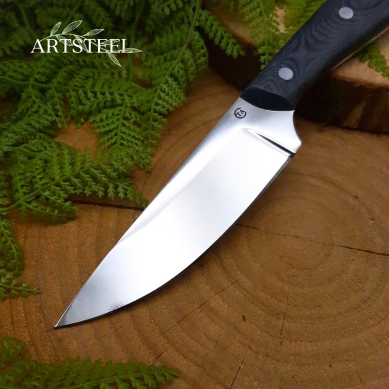 Нож Север-1 из стали 95Х18, рукоять микарта в интернет-магазине art-steel.ru, фото