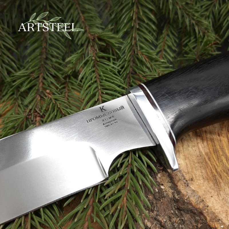 Нож Промысловый из стали Х12МФ, рукоять Граб в интернет-магазине art-steel.ru, фото