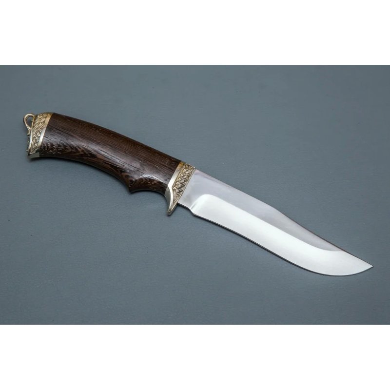 Нож Князь из стали Х12МФ, рукоять венге, литьё мельхиор в интернет-магазине art-steel.ru, фото