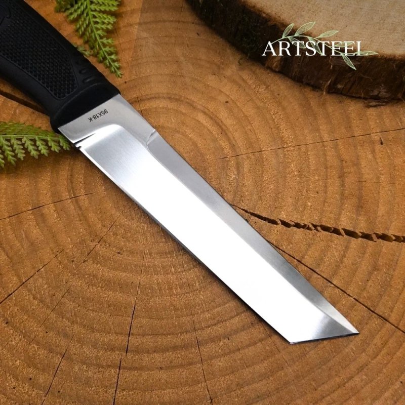 Нож Кабан-1М из стали 95Х18, рукоять резина в интернет-магазине art-steel.ru, фото