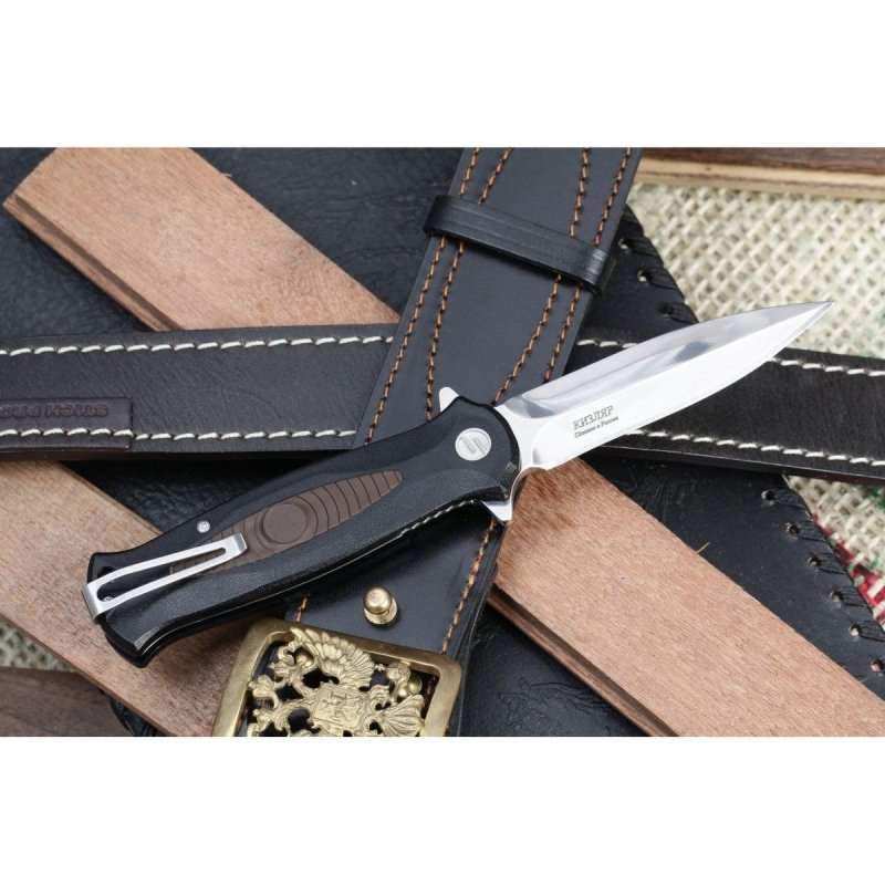 Складной нож КО, сталь AUS8, рукоять пластик, эластрон в интернет-магазине art-steel.ru, фото