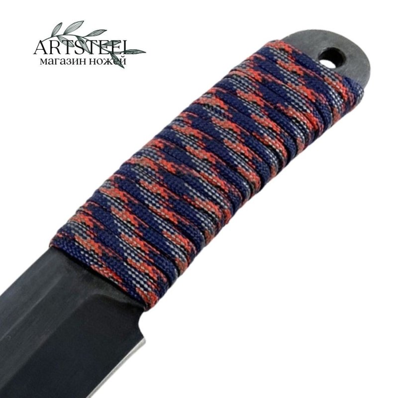 Метательный нож Копье, сталь У8, рукоять паракорд в интернет-магазине art-steel.ru, фото