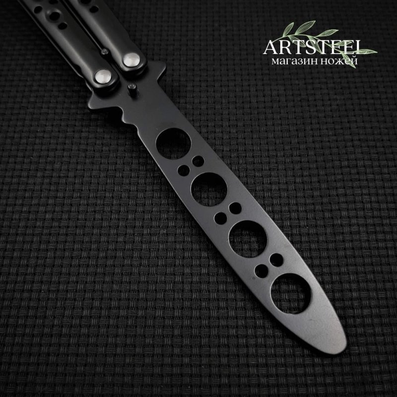 Нож бабочка тренировочный Черный Рыцарь в интернет-магазине art-steel.ru, фото