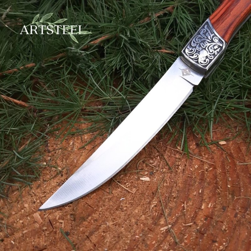 Складной нож Axis, сталь 65Х13, рукоять дерево, металл в интернет-магазине art-steel.ru, фото