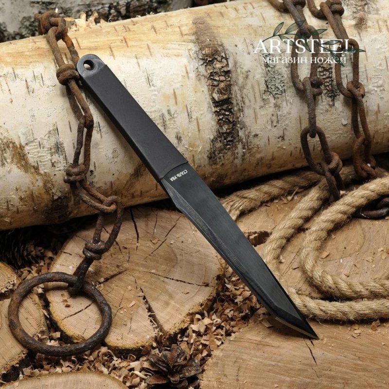 Метательный нож Молния, сталь У8, рукоять термопластичный материал в интернет-магазине art-steel.ru, фото