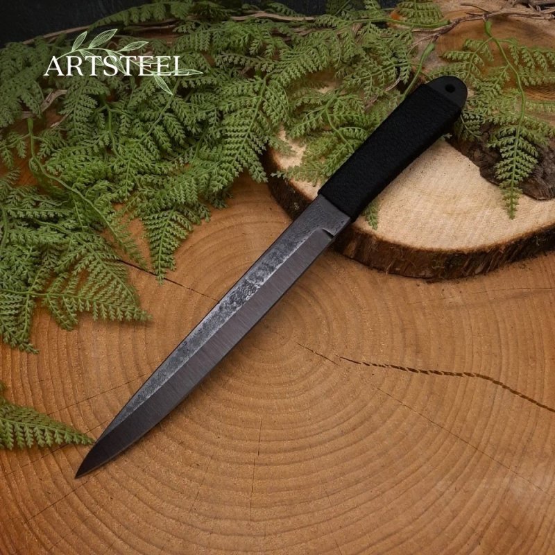 Нож Стрела из стали 30ХГСА, рукоять сталь, нейлон в интернет-магазине art-steel.ru, фото