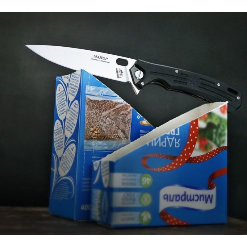 Складной нож Майор, сталь S35VN, рукоять G10 в интернет-магазине art-steel.ru, фото