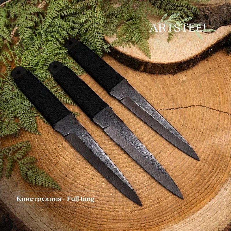 Нож Миг-1 из стали 30ХГСА, рукоять сталь, нейлон в интернет-магазине art-steel.ru, фото