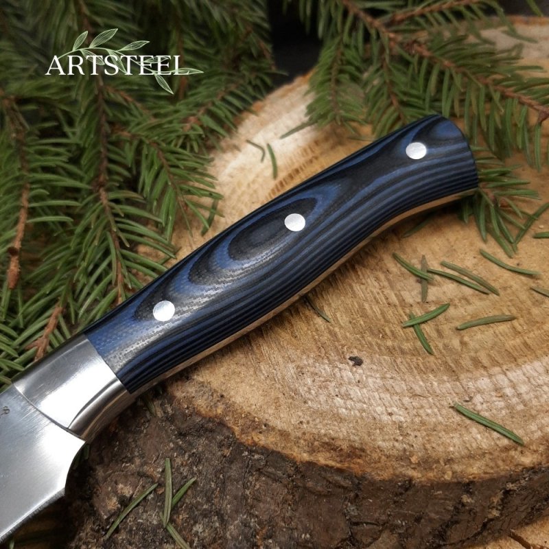 Нож Овощной-2 из стали AUS-8, рукоять G10 в интернет-магазине art-steel.ru, фото