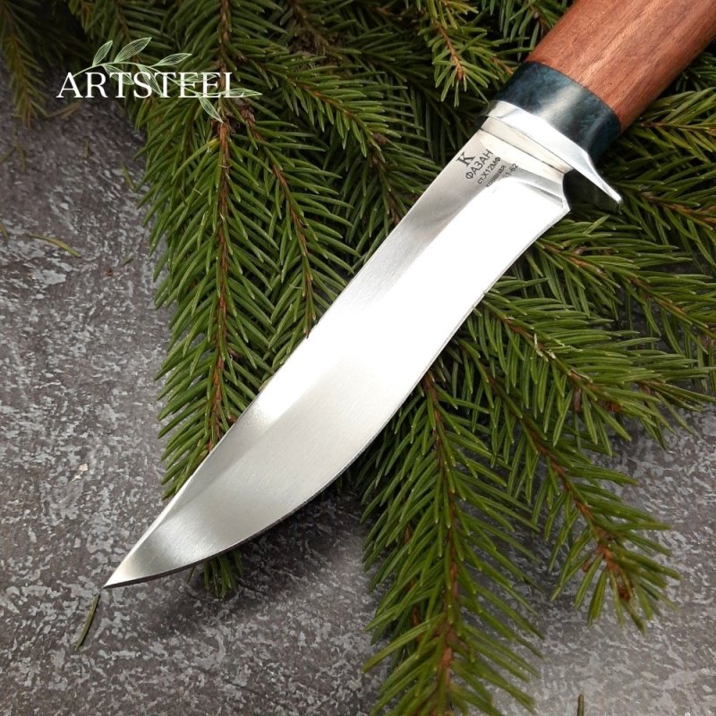 Нож Фазан из стали Х12МФ, рукоять Бубинга в интернет-магазине art-steel.ru, фото