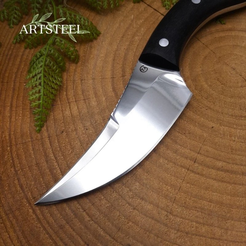 Нож Клык-1 из стали 95Х18, рукоять дерево в интернет-магазине art-steel.ru, фото