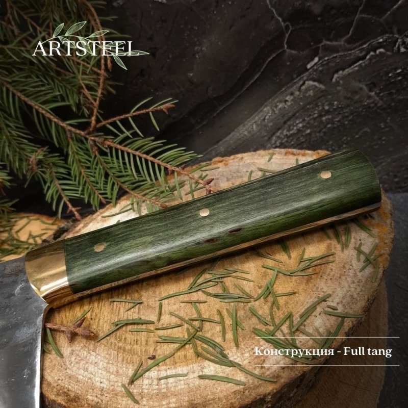 Нож Сербский шеф из стали К340, рукоять дерево в интернет-магазине art-steel.ru, фото
