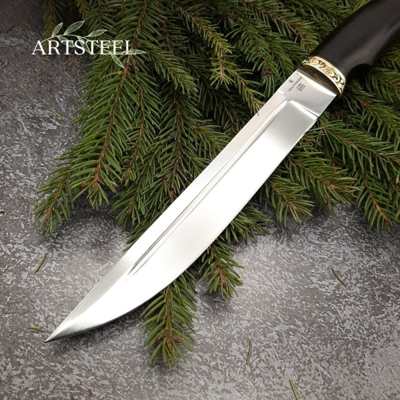 Нож Пластунский упр из стали Х12МФ, рукоять Граб в интернет-магазине art-steel.ru, фото