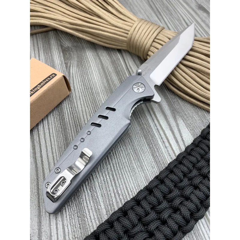 Складной нож ASCOLD, сталь D2, рукоять алюминий в интернет-магазине art-steel.ru, фото