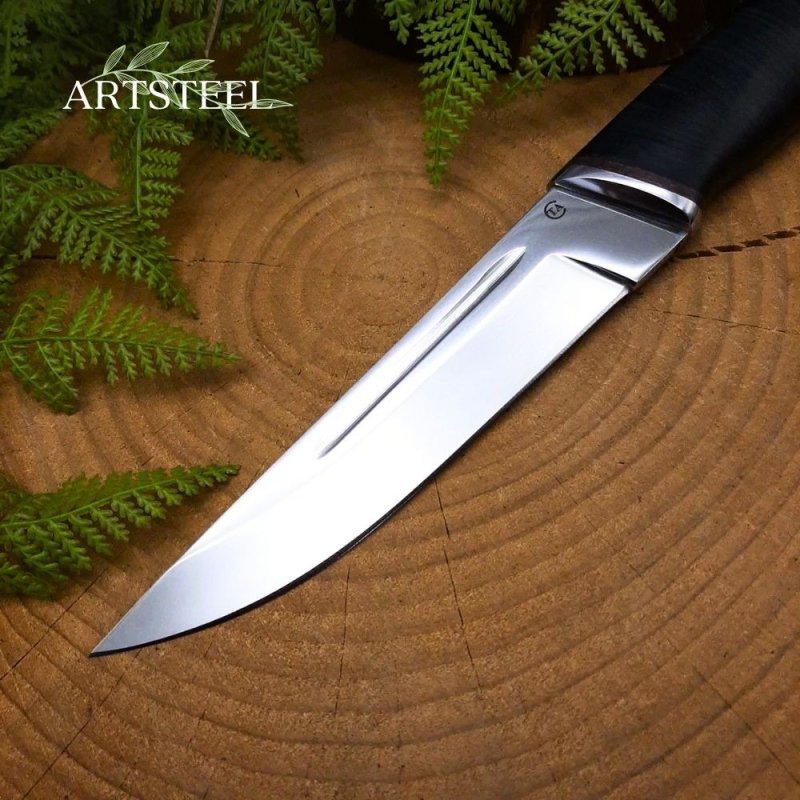 Нож Гарпун-2 из стали 95Х18, рукоять кожа в интернет-магазине art-steel.ru, фото