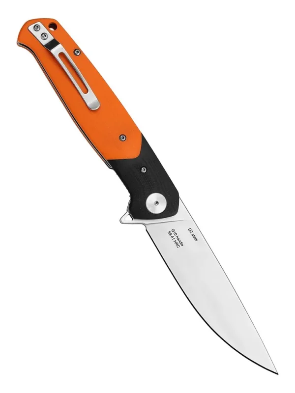 Универсальный складной нож хозяйственно-бытовой VN Pro, сталь D2, рукоять G10 в интернет-магазине art-steel.ru, фото