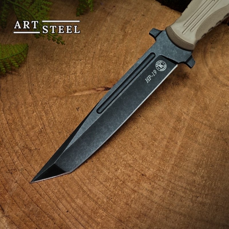 Туристический нож НР-19, сталь AUS8, рукоять эластрон в интернет-магазине art-steel.ru, фото