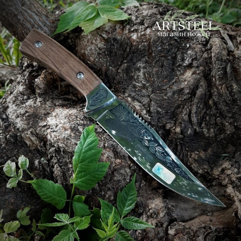 Нож Ф-1 художественно-оформленный в интернет-магазине art-steel.ru, фото