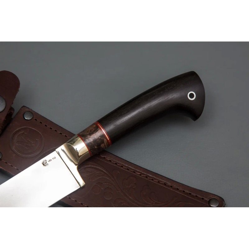 Нож Узбекский из стали VG-10, рукоять карельская береза, черное дерево в интернет-магазине art-steel.ru, фото