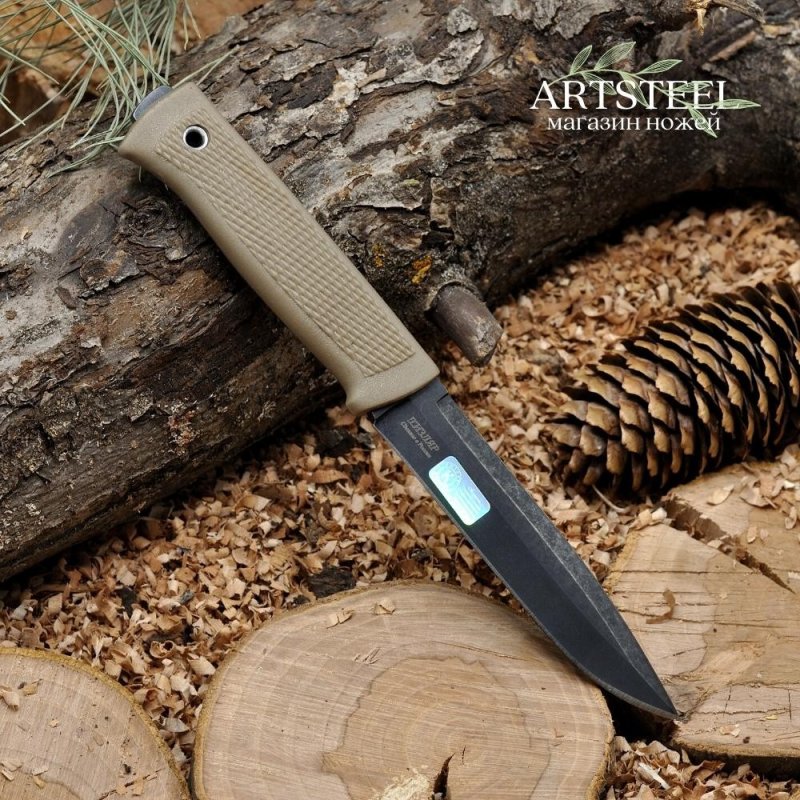 Туристический нож Филин, сталь AUS8, рукоять эластрон в интернет-магазине art-steel.ru, фото