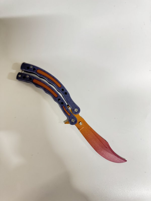 Нож бабочка тренировочный CS GO Balisong (уценка) в интернет-магазине art-steel.ru, фото