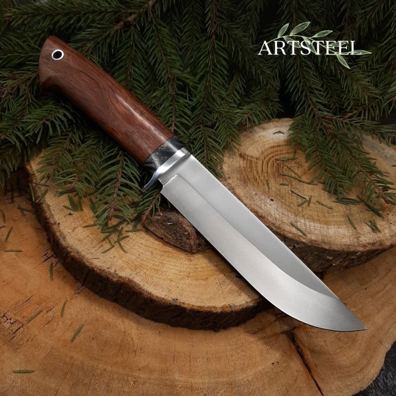 Нож Легионер из стали Х12МФ, рукоять Бубинга в интернет-магазине art-steel.ru, фото