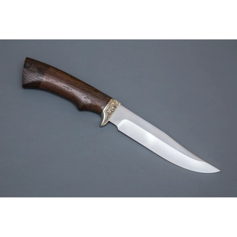 Нож Мангуст из стали 95х18, рукоять венге, литьё мельхиор в интернет-магазине art-steel.ru, фото