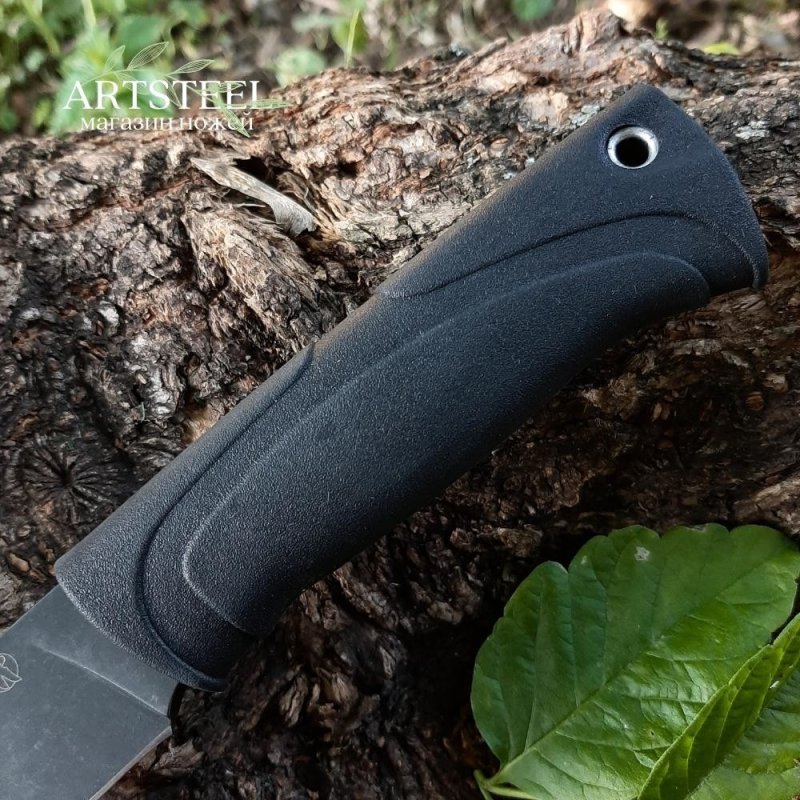Нож Стерх-2 стоунвош черный в интернет-магазине art-steel.ru, фото