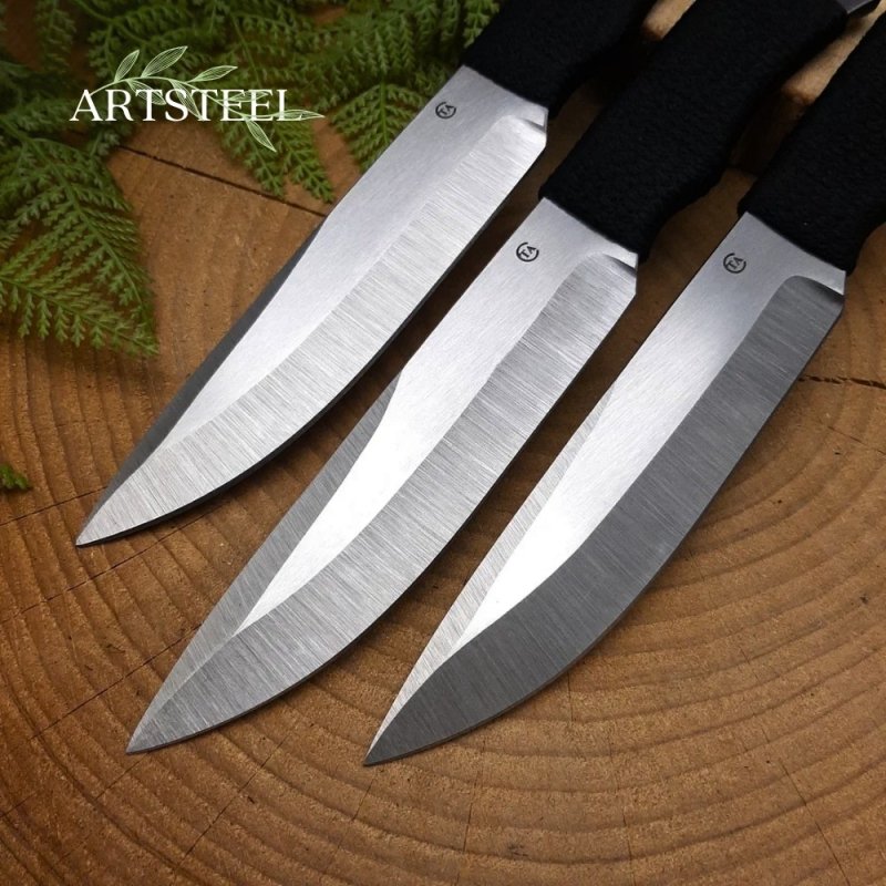 Нож Сокол из стали 65Х13, рукоять сталь, нейлон в интернет-магазине art-steel.ru, фото