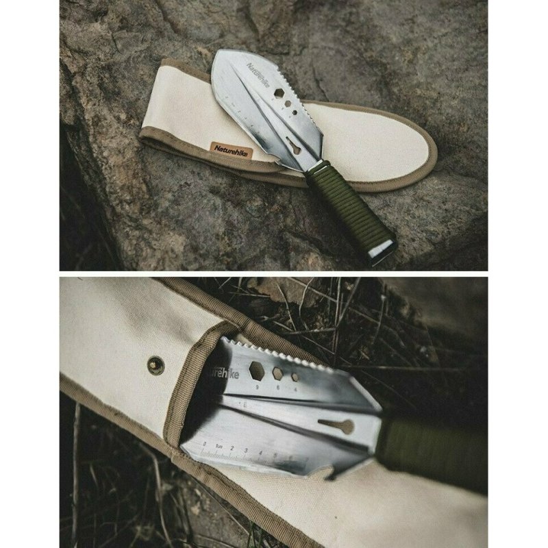 Лопата Naturehike NH20GJ001 многофункциональная ручная серебряный в интернет-магазине art-steel.ru, фото