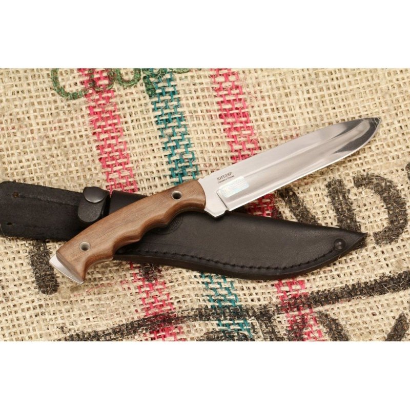 Охотничий нож Ачиколь, сталь AUS8, рукоять дерево в интернет-магазине art-steel.ru, фото