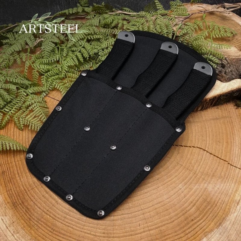 Нож Сокол из стали 65Х13, рукоять сталь, нейлон в интернет-магазине art-steel.ru, фото