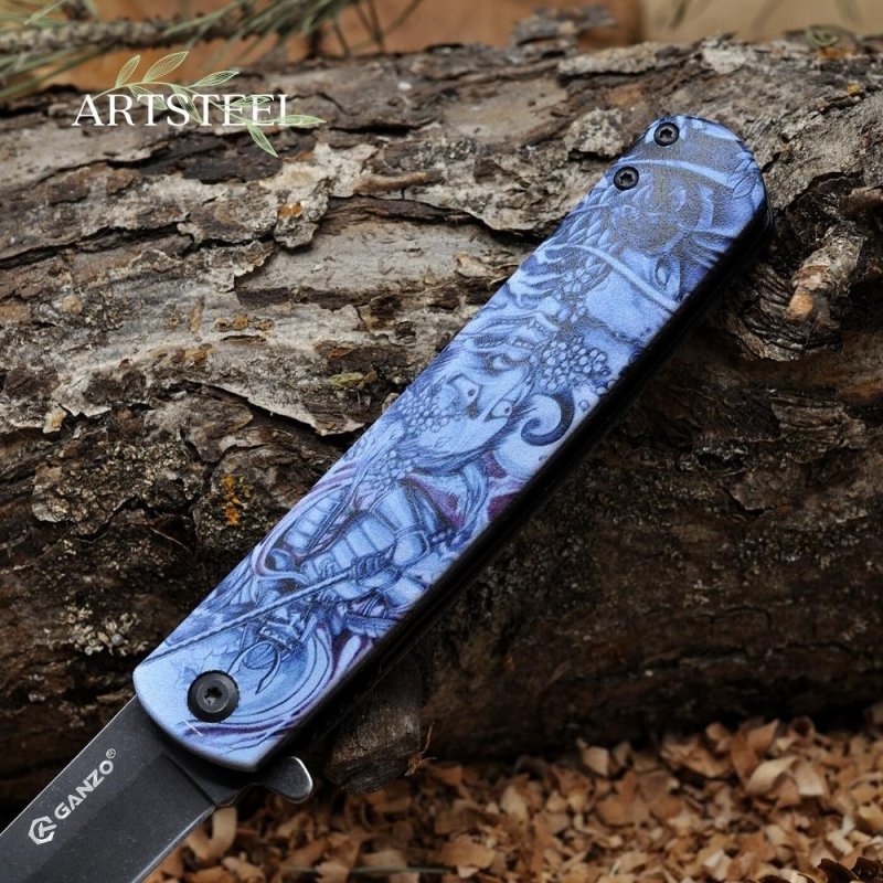 Складной нож Ganzo G626-GS, сталь 440, рукоять ABS-пластик в интернет-магазине art-steel.ru, фото