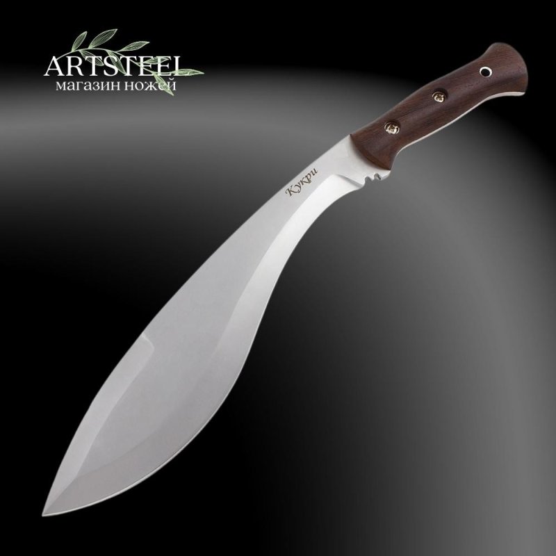 Мачете Кукри, сталь 65Х13, длина клинка 300 мм в интернет-магазине art-steel.ru, фото