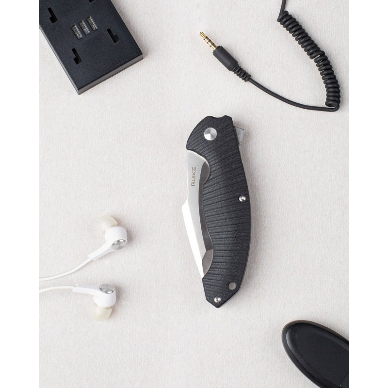 Складной нож Ruike, сталь Sandvik 14C28N, рукоять G10, сталь в интернет-магазине art-steel.ru, фото