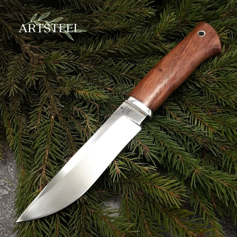 Нож Беркут из стали Х12МФ, рукоять Бубинга в интернет-магазине art-steel.ru, фото