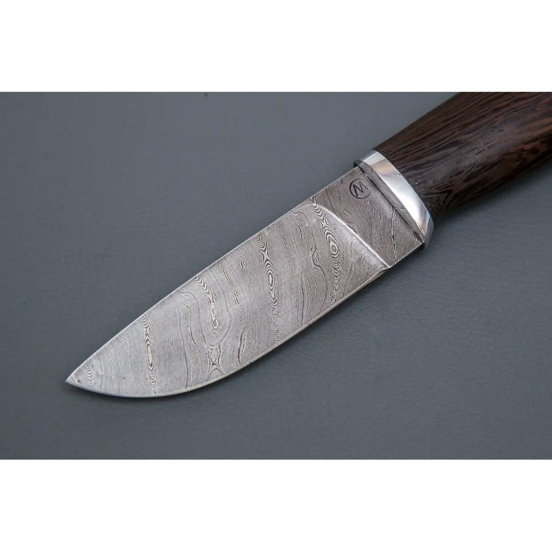 Нож Лесник из дамасской стали, рукоять венге, литье дюраль в интернет-магазине art-steel.ru, фото