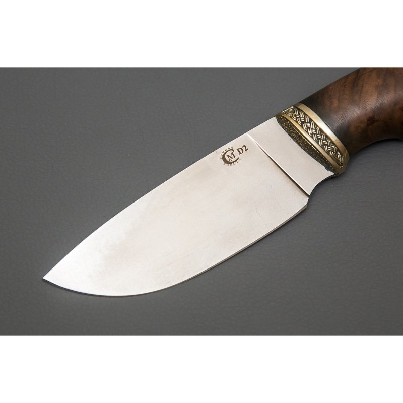 Нож Разделочный из стали D2, рукоять ореховый кап в интернет-магазине art-steel.ru, фото